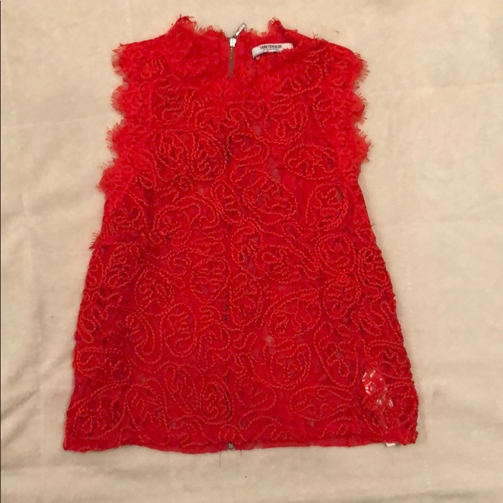 Zara Lace High-neck Tank Top